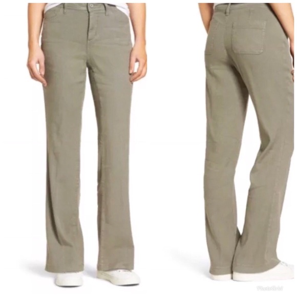 nydj trouser linen pants